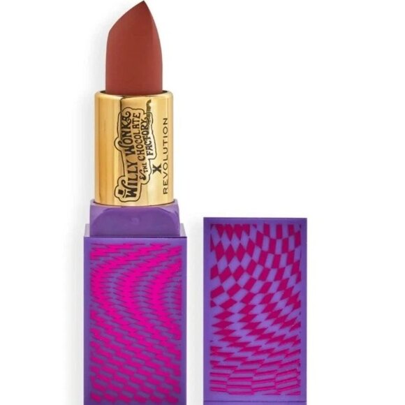 Willy Wonka x REVOLUTION "Wonka Lipstick" - creamy brown - Picture 2 of 12